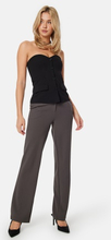 BUBBLEROOM Mayra Soft Suit Trousers Petite Dark grey XS