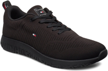 Corporate Knit Rib Runner Low-top Sneakers Black Tommy Hilfiger