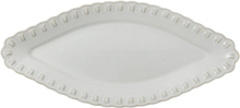 Tulipa Oval Platter Home Tableware Serving Dishes Serving Platters White PotteryJo