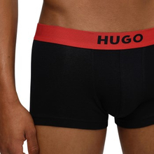 HUGO Iconic Trunk Sort/Rød bomuld Large Herre