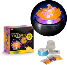 Magiskt Lysande Kristall-Experiment