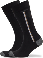 2P Rs Iconic Cc Underwear Socks Regular Socks Black BOSS