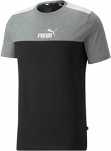 Kortærmet T-shirt til Mænd Puma Essential+ Block Sort M