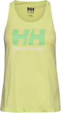 W Hh Logo Singlet T-shirts & Tops Sleeveless Gul Helly Hansen*Betinget Tilbud