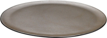 Raw Metallic Brown - Round Dish Home Tableware Plates Dinner Plates Black Aida