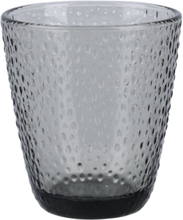 Raw Glass Beads Smoke - Waterglass Home Tableware Glass Drinking Glass Grey Aida