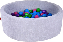 knorr toys® Boldpool blød - Grå 300 bolde blød color