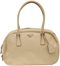 Pre-eide Saffiano Lux Leather Bowler Bag