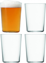 Gio Tumbler Set 4 Home Tableware Glass Beer Glass Nude LSA International