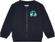 Nbmvonne Sweat Cardigan Box Bru Tops Sweatshirts & Hoodies Sweatshirts Navy Name It