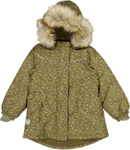 Jacket Mathilde Tech Outerwear Snow-ski Clothing Snow-ski Jacket Green Wheat
