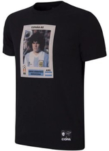 COPA Football - Maradona Argentinië Sticker T-Shirt - Zwart