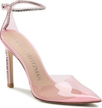 Sandaler Stuart Weitzman Stuart Glam 100 Strappm SC002 Light Pink/Cotton Candy/Clear
