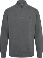 U.S. POLO ASSN. Half-Zip Sweatshirt Faik Dark Grey