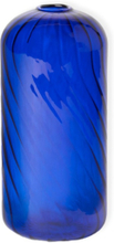 Mano Atelier Vas Swirl 7x15cm Mörkblå