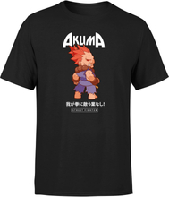 Street Fighter Akuma Unisex T-Shirt - Black - XS - Black