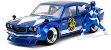 Jada Hollywood Rides 1:24 Scale Diecast 1974 Mazda RX-3 With Blue Ranger