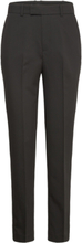 Straight Suit Trousers Bottoms Trousers Suitpants Black Mango