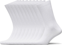 Decoy Ankle Sock Cotton 10-Pk Lingerie Socks Regular Socks Hvit Decoy*Betinget Tilbud