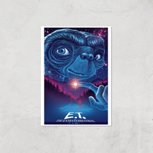 E.T. The Extra-Terrestrial X Ghoulish Print Giclee Art Print - A4 - Print Only