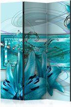 Skærmvæg - Turquoise Idyll 135 x 172 cm