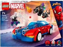 LEGO Marvel Spider-Mans racerbil og Venom Green Goblin