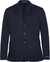 Polo Soft Double-Knit Suit Jacket Suits & Blazers Blazers Single Breasted Blazers Navy Polo Ralph Lauren