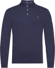 Custom Slim Fit Soft Cotton Polo Shirt Tops Polos Long-sleeved Navy Polo Ralph Lauren