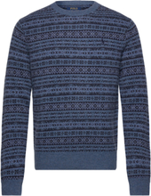 Fair Isle Wool Sweater Tops Knitwear Round Necks Navy Polo Ralph Lauren