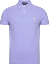 Slim Fit Mesh Polo Shirt Designers Knitwear Short Sleeve Knitted Polos Purple Polo Ralph Lauren