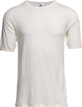 T-Shirts 1/4 Ærme Tops T-Kortærmet Skjorte Cream Dovre