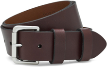Leather Roller Buckle Belt Accessories Belts Classic Belts Brown Polo Ralph Lauren