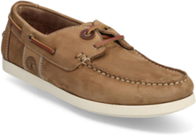 Barbour Wake Designers Boat Shoes Brown Barbour
