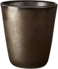 Raw Metallic Brown - Double Wall Mug Home Tableware Cups & Mugs Coffee Cups Brown Aida