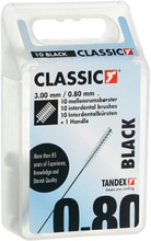 Tandex Classic mellanrumsborste Svart 0,80 mm