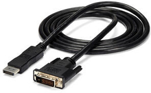 DisplayPort til DVI-mellemstik Startech DP2DVIMM6 (1,8 m) Sort 1.8 m