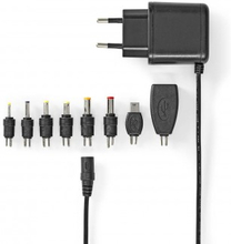 Universal AC Power Adapter | 12.5 W | 5 V DC | 1.60 m | 2.5 A A | 8 plug(s) | Sort