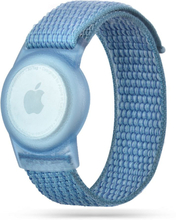 Apple Airtag Rem til Børn - Tech-Protect Nylon - Blå