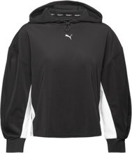 Puma Fit Double Knit Hoodie Sport Sweatshirts & Hoodies Hoodies Black PUMA