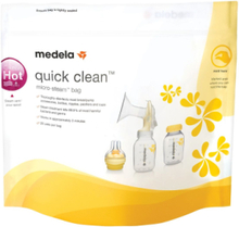 Quick Clean Microwave Bags Baby & Maternity Breastfeeding Products Breast Pumps & Accessories White Medela