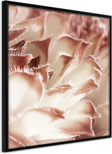 Plakat - Floral Calyx - 20 x 20 cm - Sort ramme