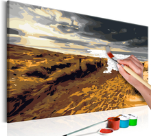 DIY lærred maleri - Wild Beach 60 x 40 cm