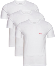 T-Shirt Rn Triplet P T-shirts Pyjama Tops Hvit HUGO*Betinget Tilbud