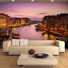 Fototapet - City of kærester, Venedig by night 450 x 270 cm