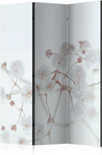 Skærmvæg - White Flowers 135 x 172 cm