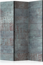 Skærmvæg - Turquoise Concrete 135 x 172 cm