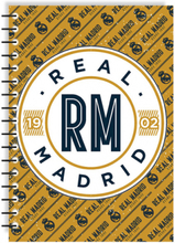 Real Madrid schrift Real Madrid junior 17 x 25 cm papier bruin