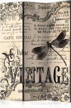 Skærmvæg - Vintage Correspondence 135 x 172 cm