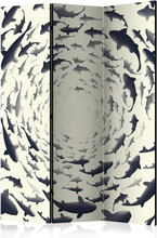 Skærmvæg - Fish Swirl 135 x 172 cm