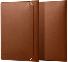 Spigen Valentinus Eco Læder Sleeve til MacBook / Laptop 15-16" (40 x 28 x 2 cm) - Classic Brown